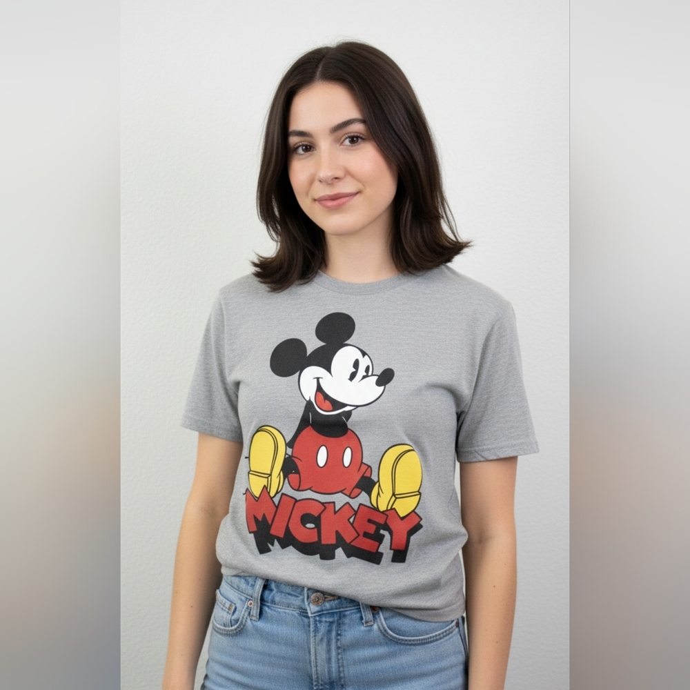 Disney Gray Mickey Mouse Tee